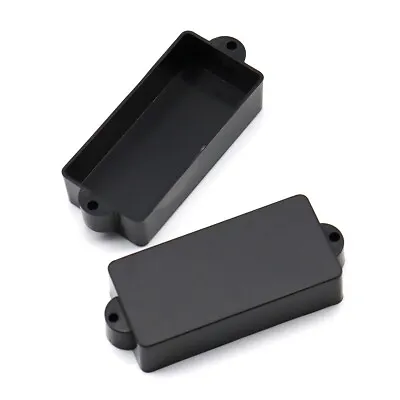 2 Pcs Plastic Bass Pickups Cover Closed Pickup Cover For 4 String P Bass Black • $8.99