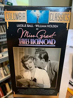 Miss Grant Takes Richmond VHS Lucille Ball William Holden • $4.25