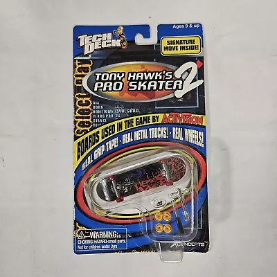 Vintage Tech Deck Skateboard Tony Hawk Pro Skater 2 Fingerboard 2000 Y2K • $29.95