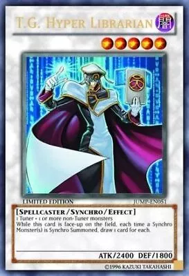 T.G. Hyper Librarian - JUMP-EN051 - Ultra Rare PL Yugioh Promos Yu-Gi-Oh! • $11