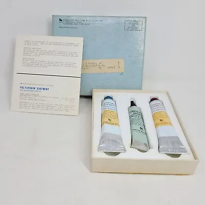 £33.10 • Buy Vintage 70 Neosporin Antibiotic Ointment Tube Box Advertising Medicine Film Prop