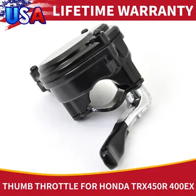 NEW For Honda Thumb Throttle TRX450r TRX400ex Trx 450r 300ex 400ex 250r BLACK • $28.83
