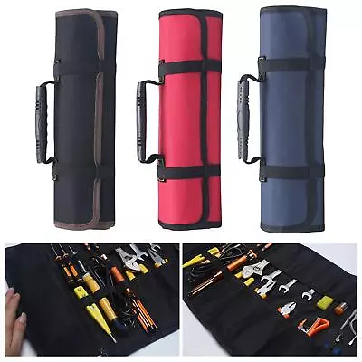 Roll Up Tool Bags  Organizer Electricians Motorcycle Wrench Pouch • $14.95