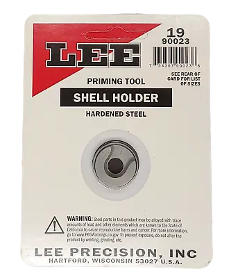 Lee Auto Prime Hand Priming Tool Shell Holder #19 Hardened Steel 90023 • $8.26