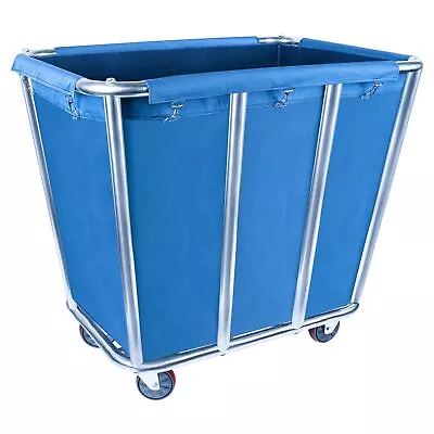 Commercial Laundry Cart With 4 In Wheels Heavy Duty Large Laundry Basket Truc... • $121.67