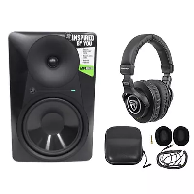 Mackie MR824 8” 85w Powered Studio Monitor Class A/B Bi-Amp Speaker+Headphones • $284.95