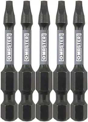 Master Mechanic 255393 Impact Power Bit Square #2 2-in 5-Pk • $3.99