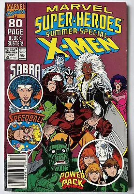 Marvel Super-Heroes Summer Special   1991 Newsstand! X-men Arthur Adams Cover! • $4.99