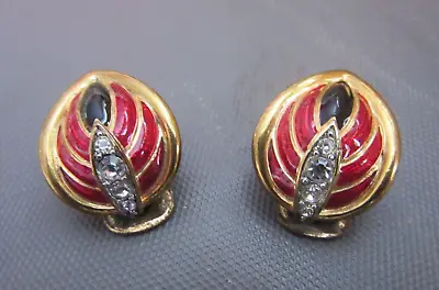 Cabouchon: Vintage 1980's Clip On Earrings • £6.99