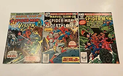 Marvel Team-Up Spider-Man Lot/3 #42 #44 King Size Annual #5 Vision Deathlok  • $24.99