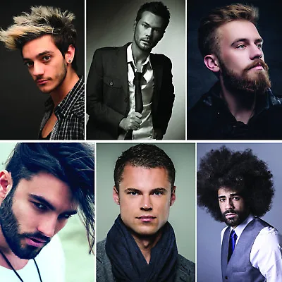 £6.99 • Buy Male Hair Design, Hair Dresser, Barber, Posters Upto A0 Size,  Frames Available.