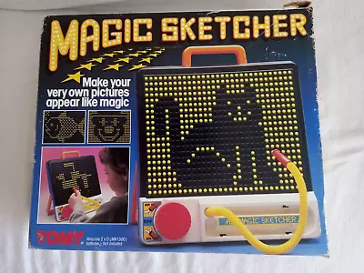 Vintage Tomy Magic Sketcher Art Toy - Tested Working • £14.99