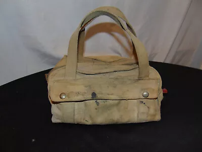 Vintage Military Mechanics Canvas Tool Bag Pistol Shooters Bag • $29.99