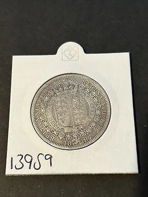 £24.99 • Buy 1887 Great Britain Victoria Silver Half Crown Jubilee Head. (13959)