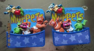 (2) Henson Muppets Magnet Set Lot Gonzo Fozzie Kermit Animal Rubber Storage VHTF • $9.99