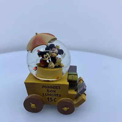 Disney Store Exclusive Mickey & Minnie Mouse - Box Lunches 15 Cents Snow Globe • $19.99