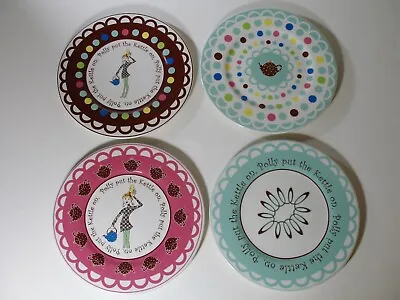 Gorham Merry Go Round Polly Put The Kettle On Dessert Plates 8 Inches  • $16.95