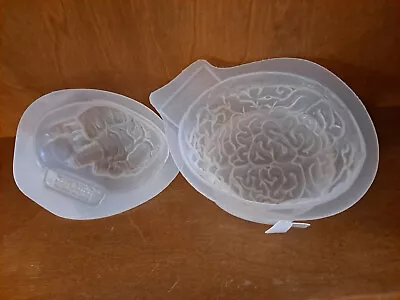 Human Brain And Heart Shaped Gelatin Molds With Recipes • $20