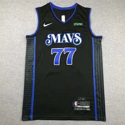 City Edition Luka Dončić #77 Dallas Mavericks Basketball Jerseys Stitched-* • £20.40