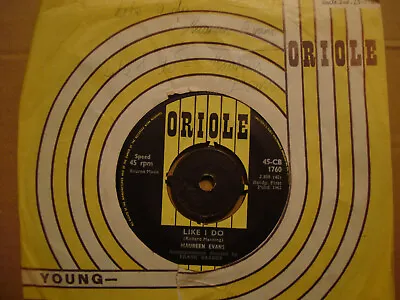 Maureen Evans  Like I Do  Oriole Records 1962 Ex • £2.99