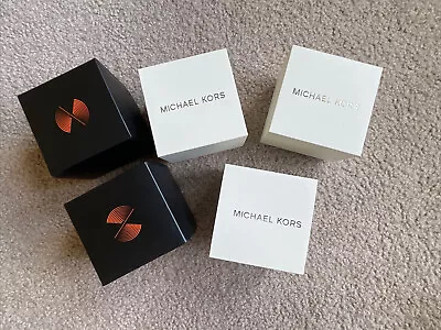 Genuine Set Of 3 Michael Kors Empty Watch Box's With Owners Manual ( BOX'S ONLY) • $20