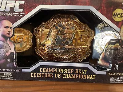 UFC Championship Belt - BJ Penn VS George St Pierre - Jakks Pacific Zuffa 2010 • $74.99