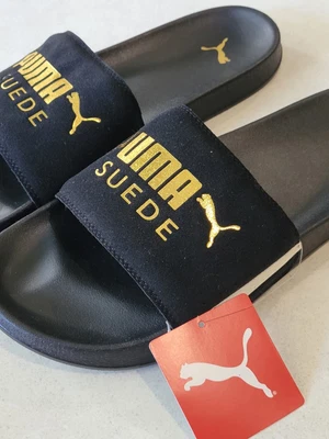 $35 • Buy PUMA Leadcat FTR Suede Classic Black And Gold Men's US14 Limited NWT In Box