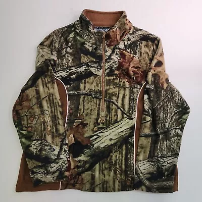 Mossy Oak Break-Up Infinity 1/4 Zip Camo Fleece Style FFJ004 Womens Size XXL • $24.99