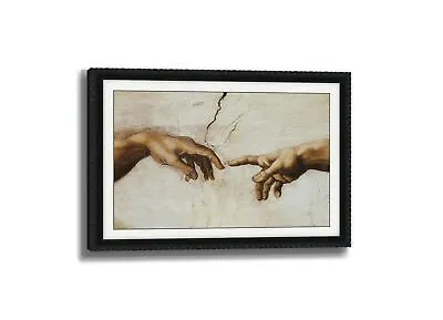 3D Print Simulation Hand Painted Texture On Canvas Painting Michelangelo Famo... • $150.04