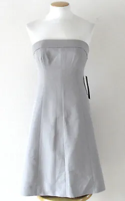 J. Crew Graphite Gray Maisie Strapless Dress Bridesmaid Homecoming Party 4 8 NEW • $32.50