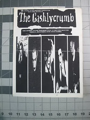 Vtg 1990s Goth Ephemera - The Gashlycrumb London After Midnight Newsletter #2 • £104.49