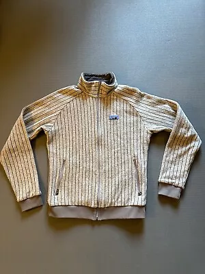 Patagonia Pinstripe 40th Anniversary Gray Wool Jacket Fleece Medium • $60