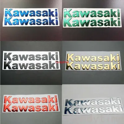 Motorcycle Fuel Tank 3D Emblem Decal For Kawasaki ZX-14R Badge Sticker 14.5/20CM • $8.99
