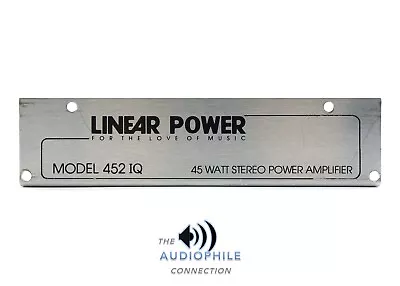 Linear Power 452iq Amplifier End Plate / Bottom Plate ~ Rare Old School Part! • $85