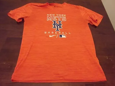 New York Mets Used Mens Medium Nike Tee T Shirt MLB • $12.08
