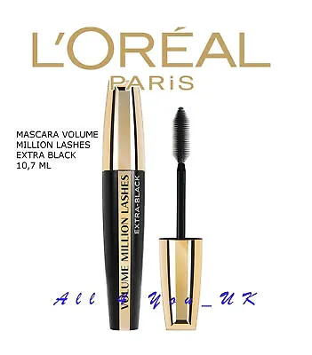 Loreal  Mascara VOLUME MILLION LASHES EXTRA BLACK 107ml • £8.99