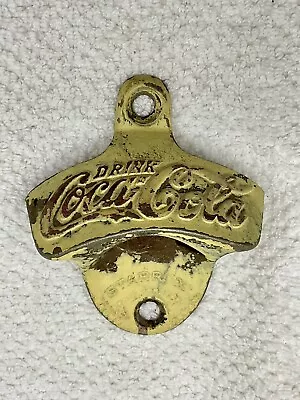 Vintage Coca-Cola Metal Bottle Opener Wall Mount USA Rustic Oxidation Weathered • $19.99