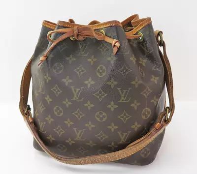 Authentic LOUIS VUITTON Petit Noe Monogram Shoulder Tote Bag Purse #56274 • $61