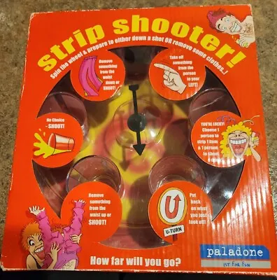 NIB Strip Shooter Board Game Paladone How Far Will You Go - Vintage & Funny! • $15