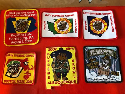 MCL MODD Marine Corps League Military Order Devil Dogs Supreme Growl Patch Lot • $6.99