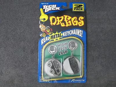 Dregs Tech Deck Real Metal Keychains Super Rare NOS Sealed Longboard Blind Zero • $50