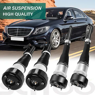 2 Pairs Front + Rear Air Suspension Struts For Mercedes W221 S500 S550 CL500 RWD • $552.22
