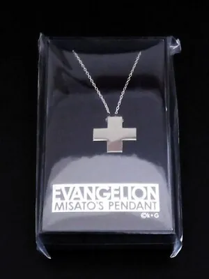 $72 • Buy Evangelion Misato Katsuragi Model Necklace Cross Pendant Silver New Japan Movic