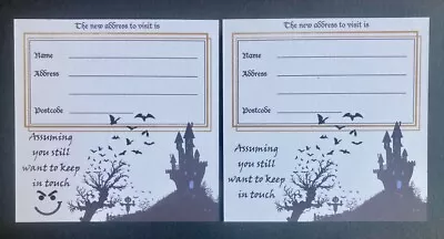 New Address Moving Cards Alternative Goth Funny Pk5 • £3.50