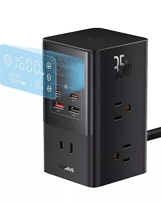 Baseus 10-in-1 Desktop Charging Station With 35W Power Strip Surge Protector • $29.99