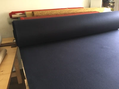 £1.25 • Buy 100% Pure Wool Navy Or Black  Twill Melton Fabric-over Coating-Super Heavy 42oz 