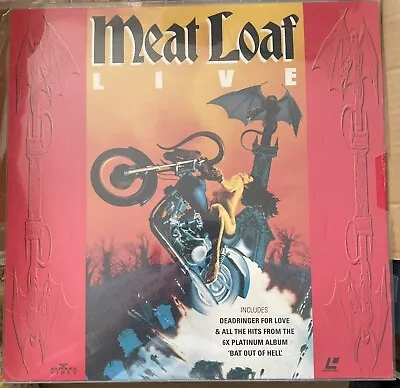 Meat Loaf – Live LaserDisc • £8