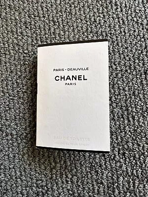 Chanel EMPTY Cardboard Perfume Sample Fragrance Eau De Parfum Paris - Deauville • $1.95