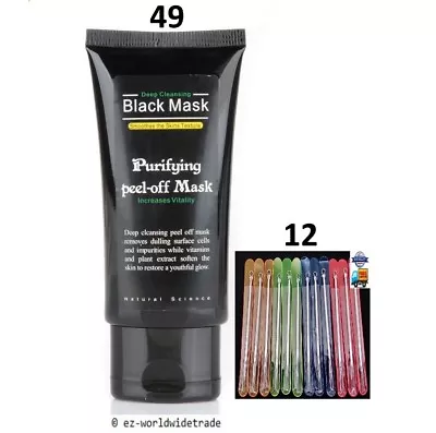 Purifying Black Peel-off Mask Facial Cleansing Blackhead Remover Charcoal Lot • $140.49