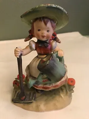 Vintage Lefton's  Mary Mary Quite Contrary  Nursery Rhyme Figurine Japan # 1107 • $18